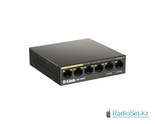 Коммутатор D-Link DSS-100E-6P/A1A